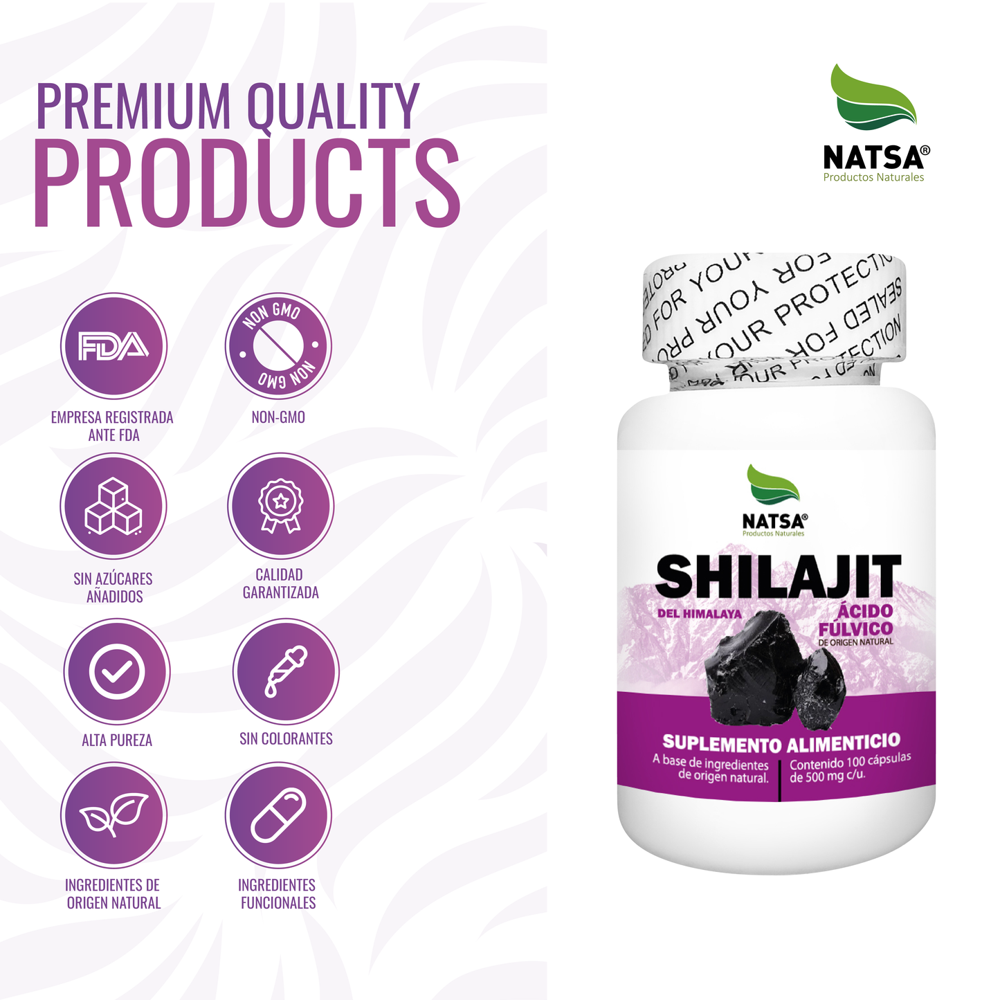 Shilajit 100 cápsulas