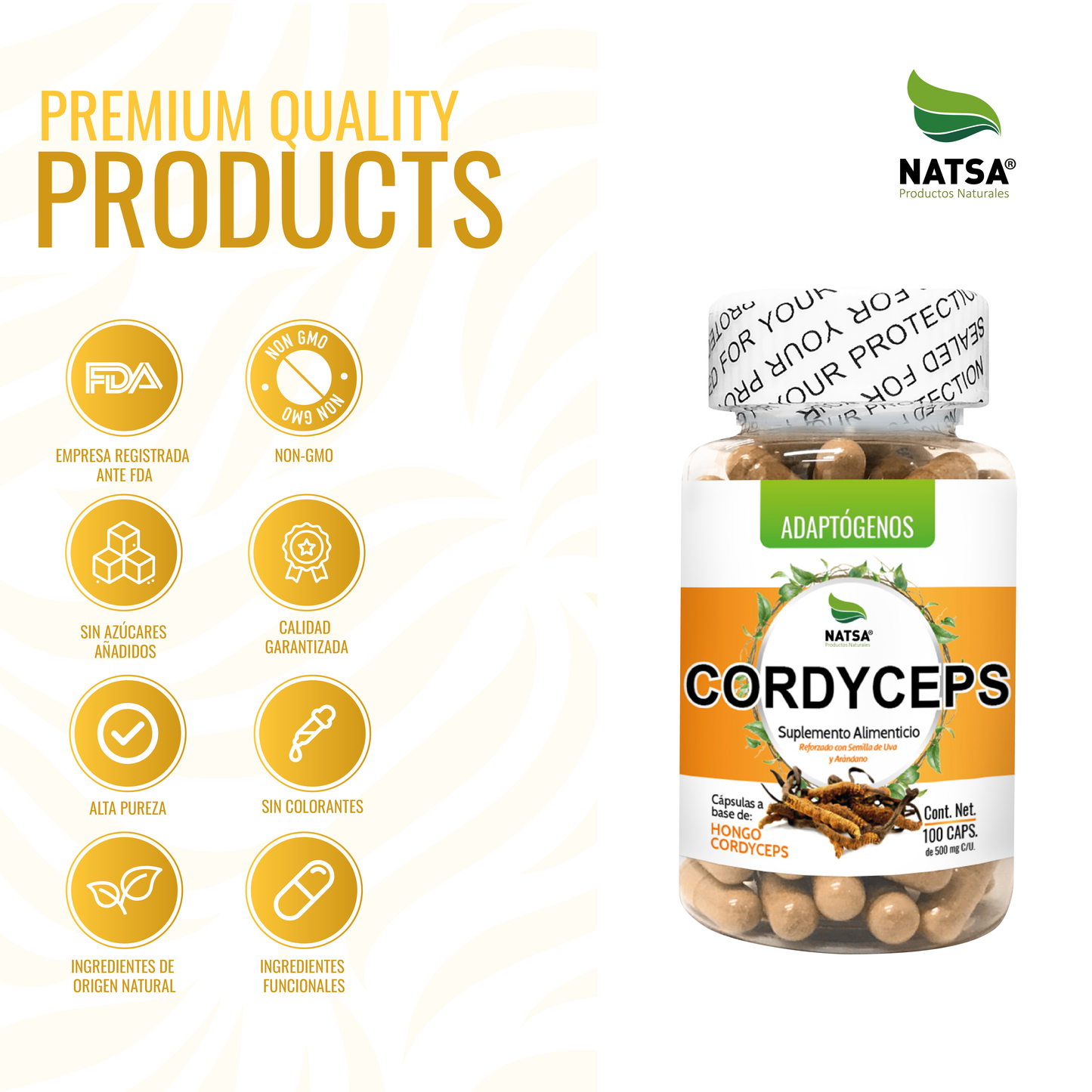 Cordyceps 100 cápsulas