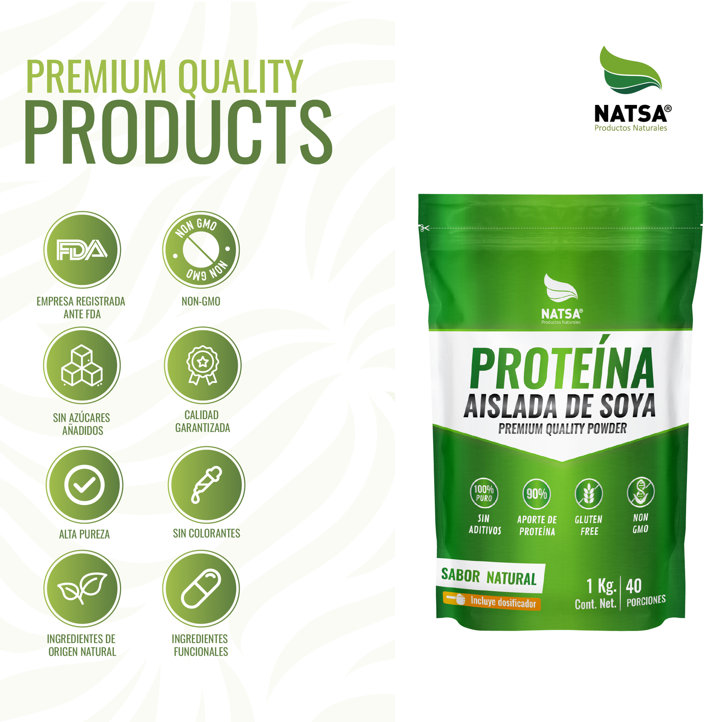 Proteína de Soya 1 kg
