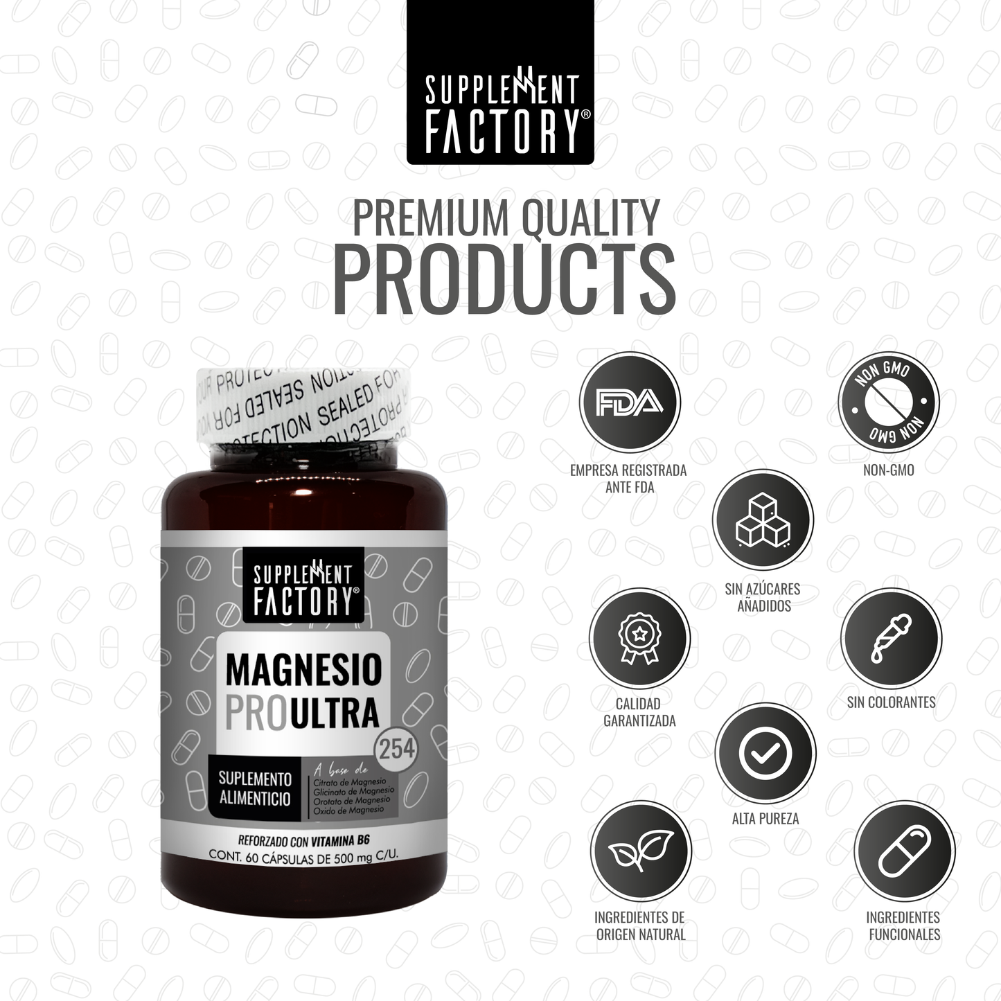 Magnesio Pro Ultra 60 cápsulas