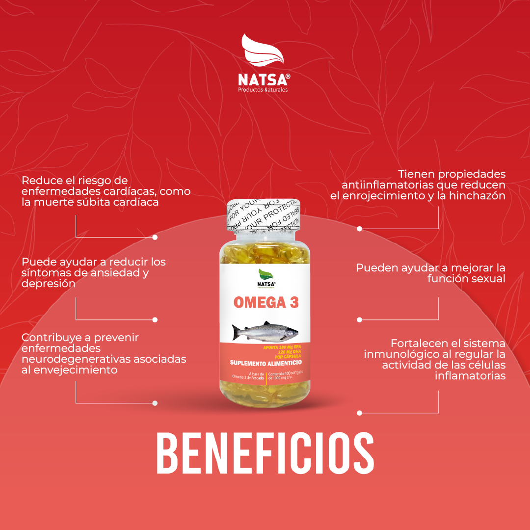 Omega 3 Aceite de Pescado 100 softgels