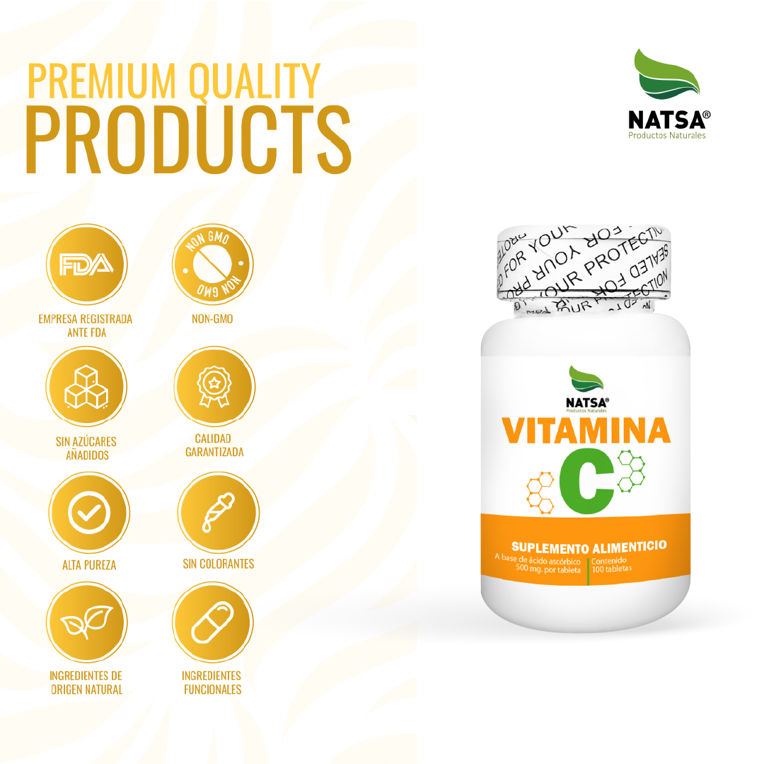 Vitamina C 100 tabletas