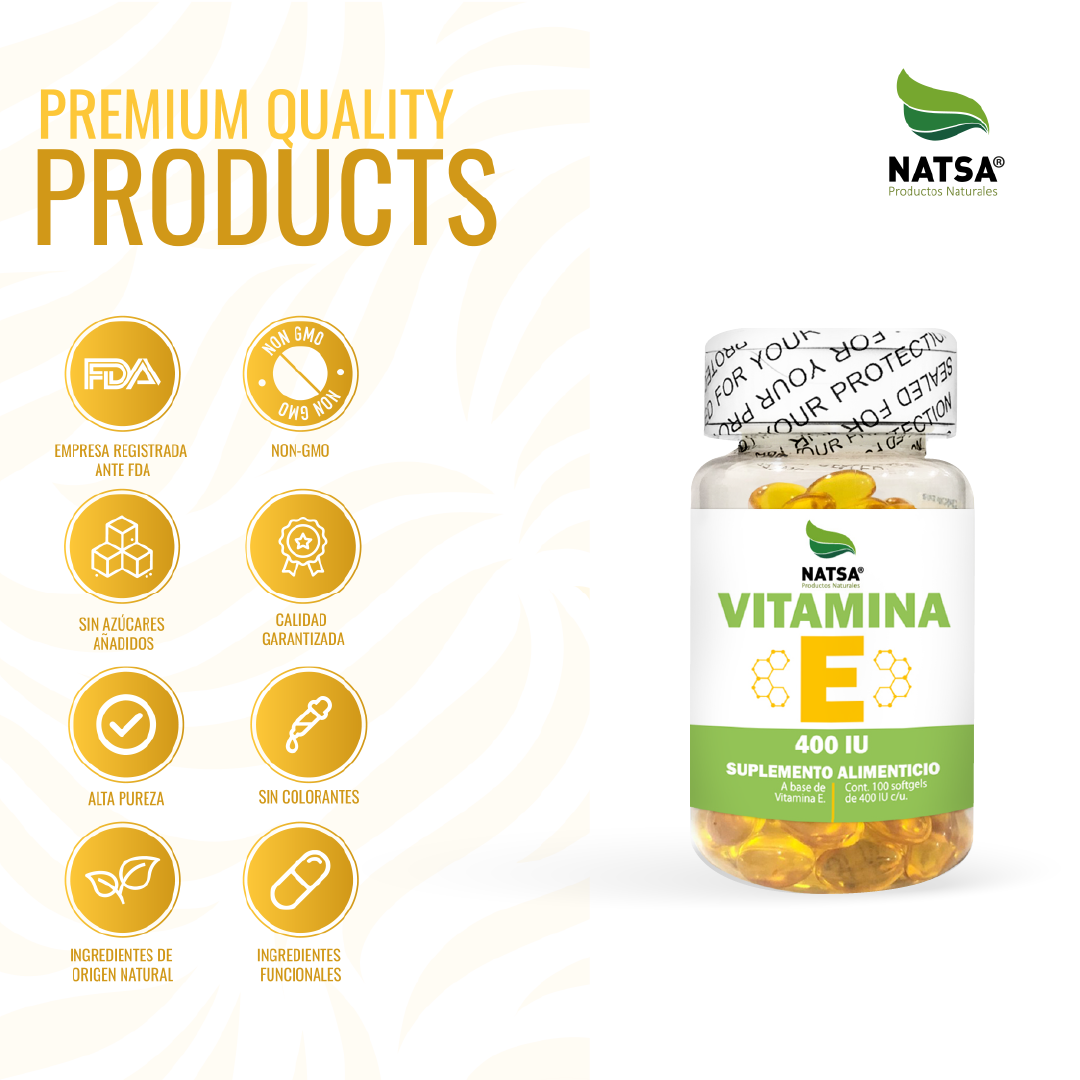 Vitamina E 100 softgels
