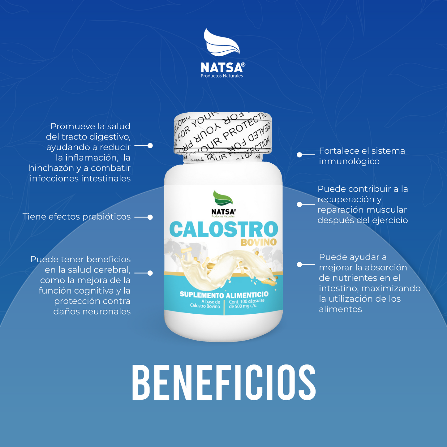 Calostro Bovino 100 cápsulas