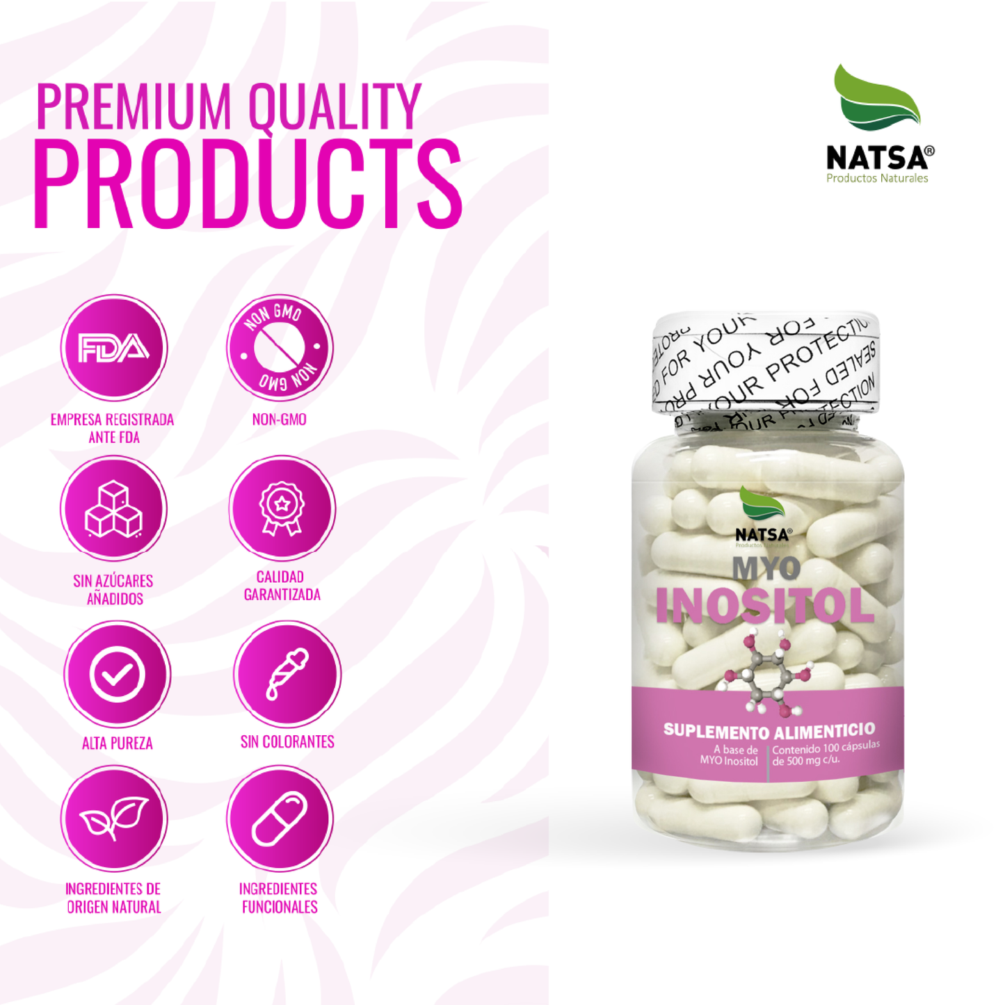 Myo Inositol 100 cápsulas