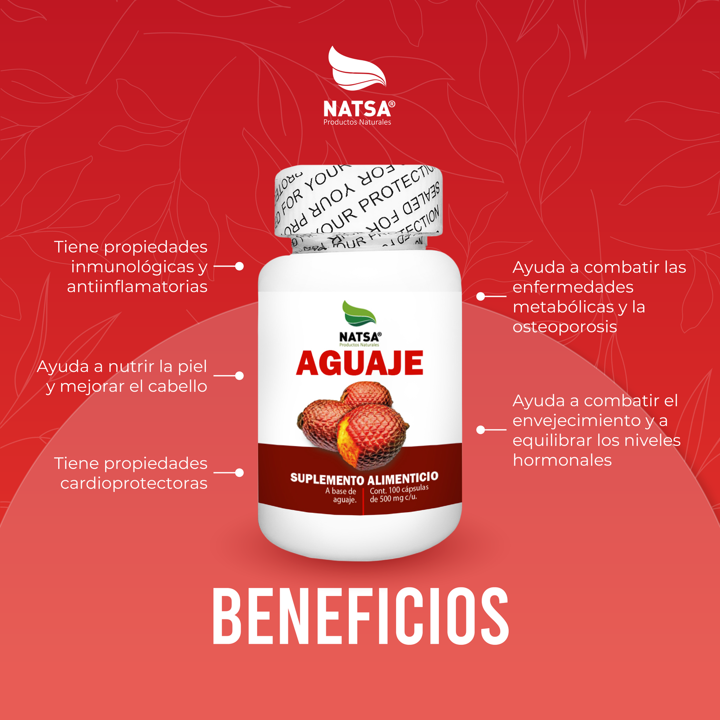 Aguaje 100 cápsulas