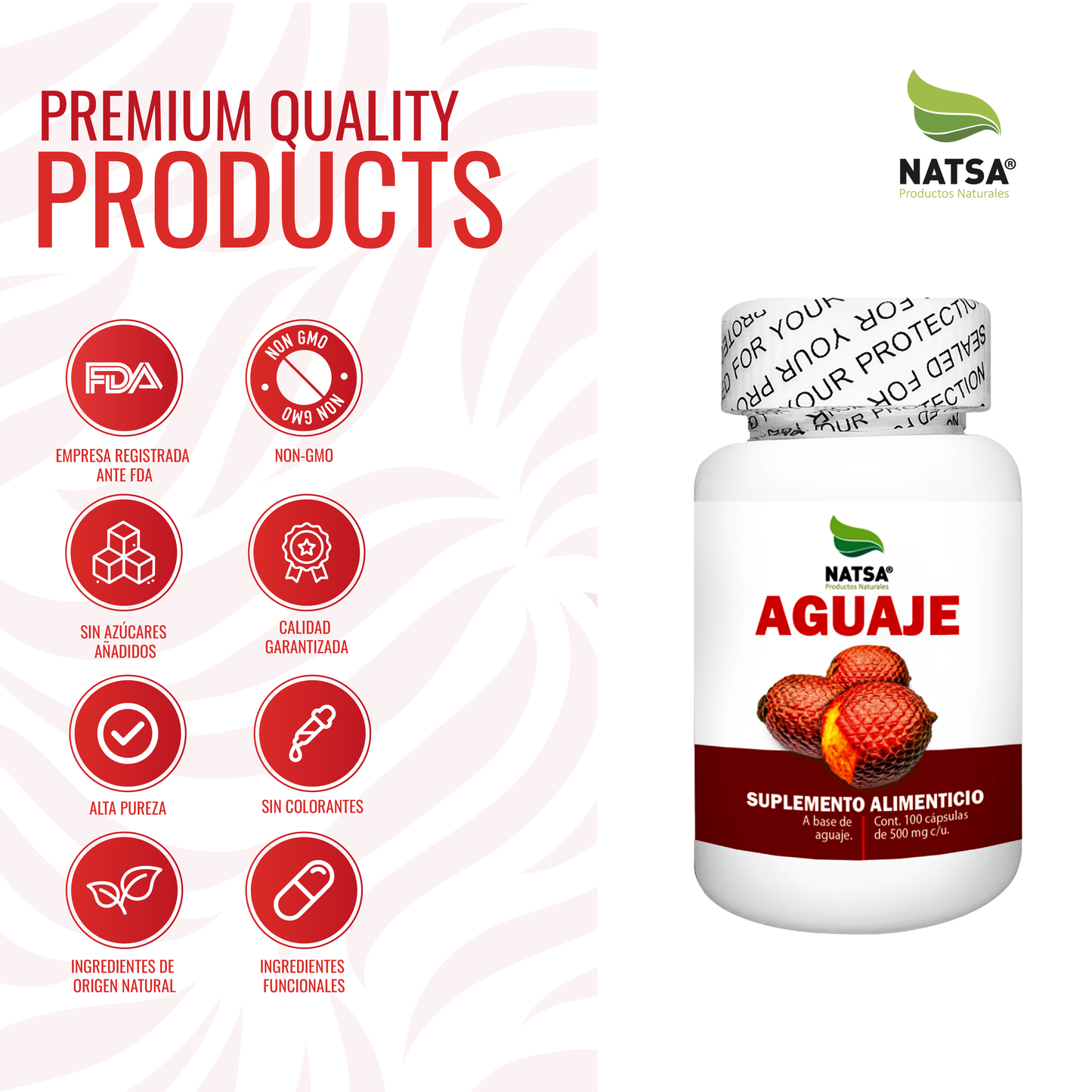 Pack Vitalidad Premium, Aguaje y Fenogreco 100 Cap C/u