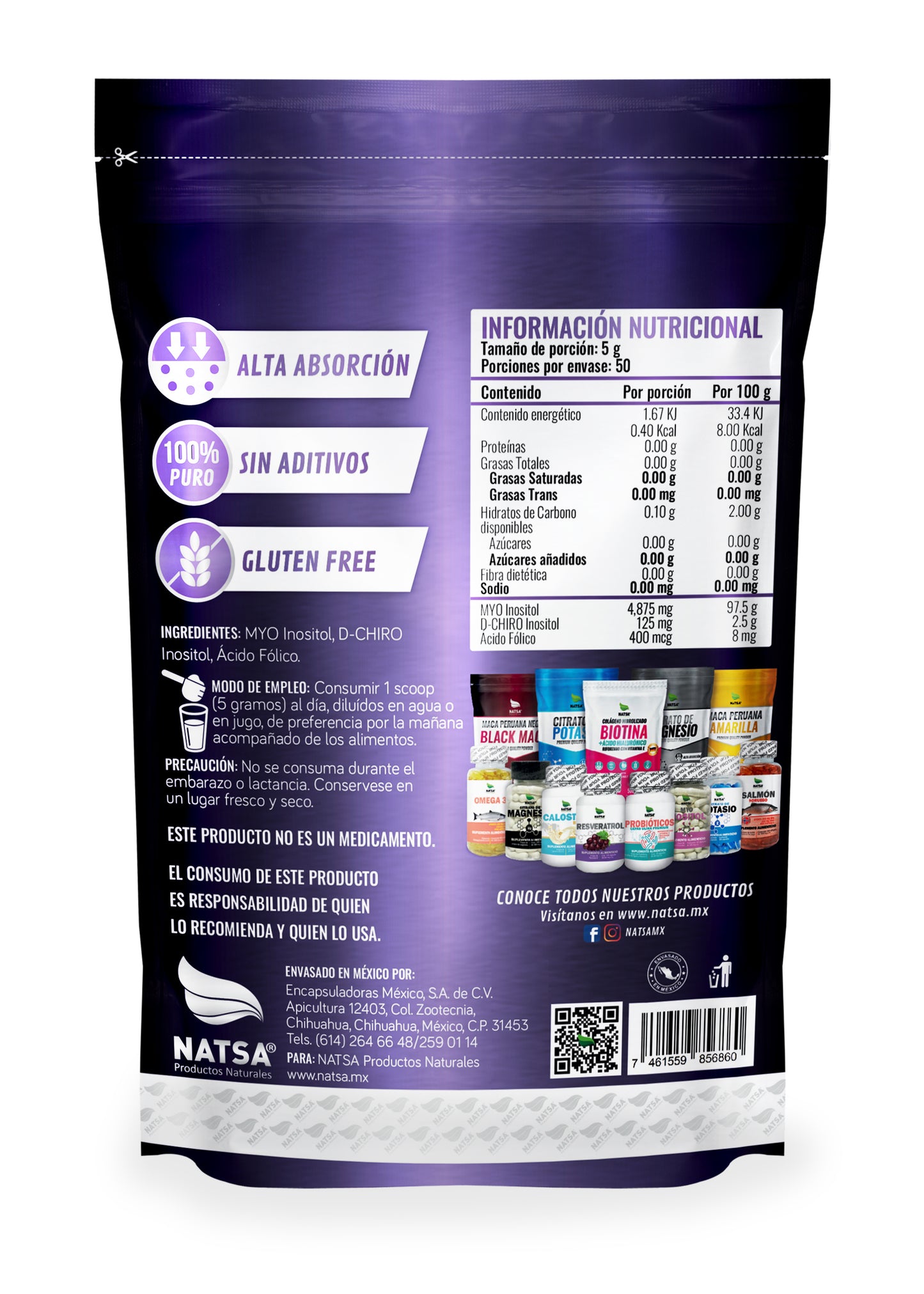 Myo & D-Chiro Inositol 40:1 250 g
