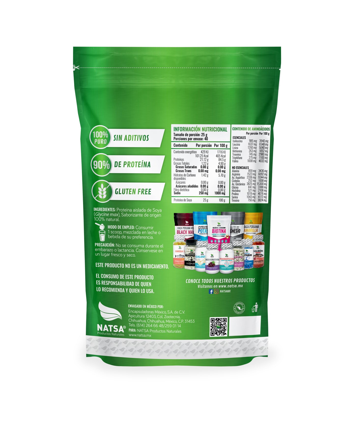 Proteína de Soya de Sabor 1 kg