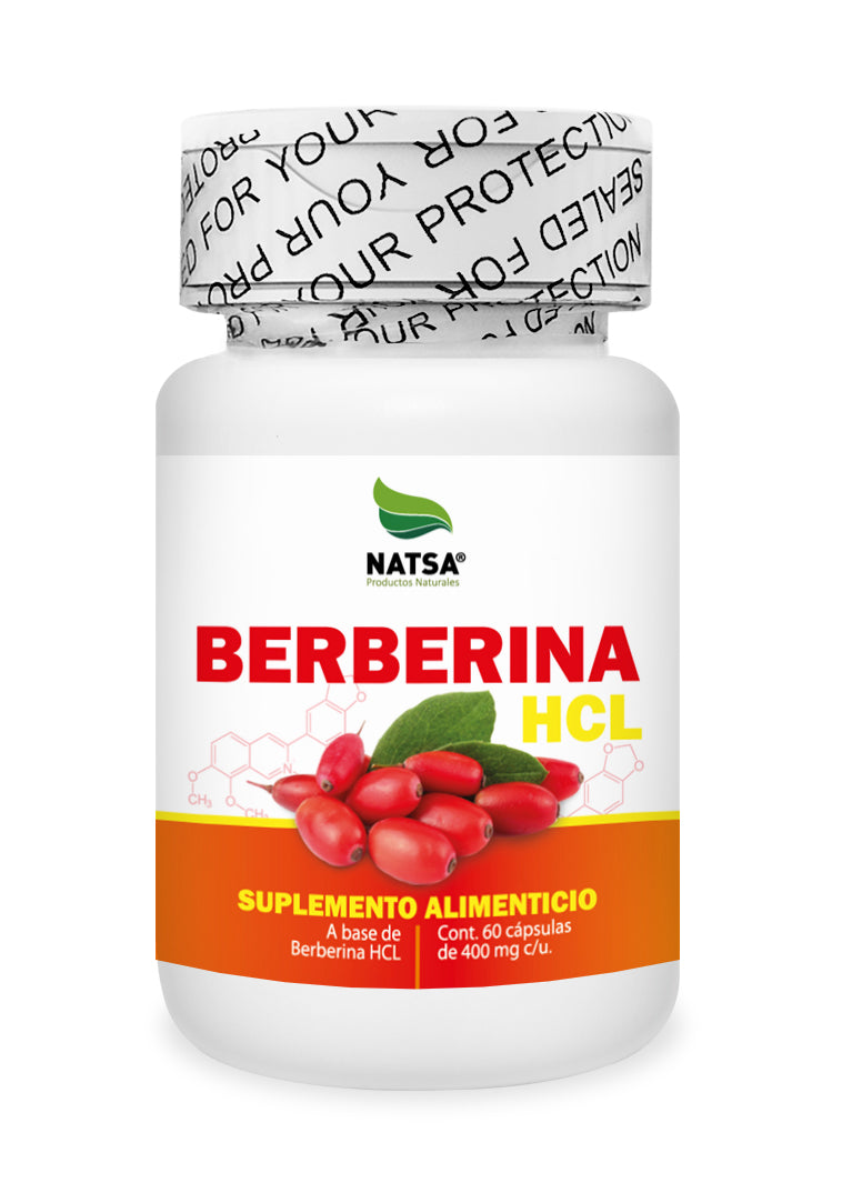 Berberina HCl 60 cápsulas