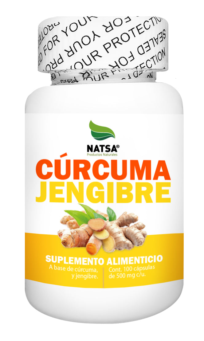 Cúrcuma y Jengibre 100 cápsulas
