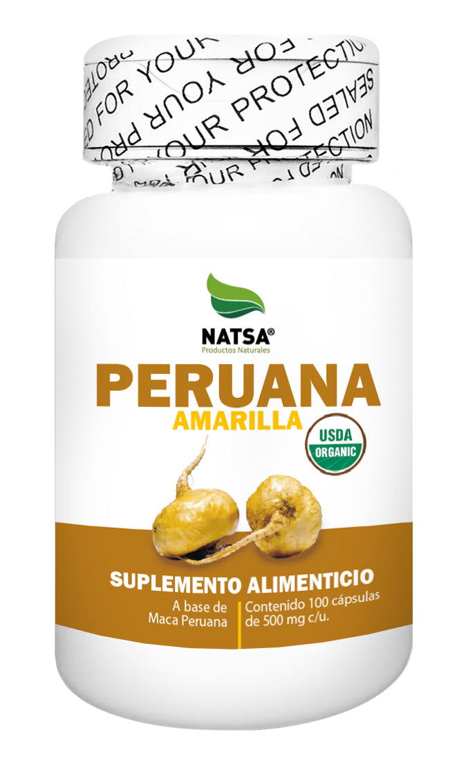 Maca Peruana Amarilla 100 cápsulas