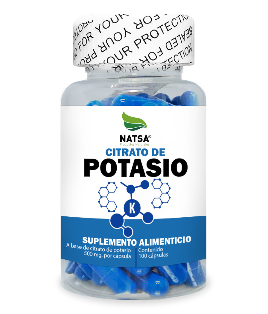 Citrato de Potasio 100 cápsulas