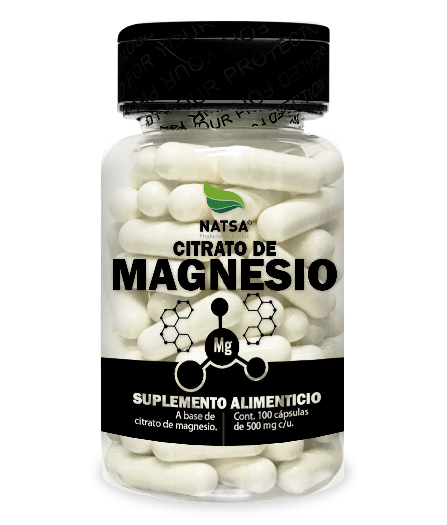 Citrato de Magnesio 100 cápsulas