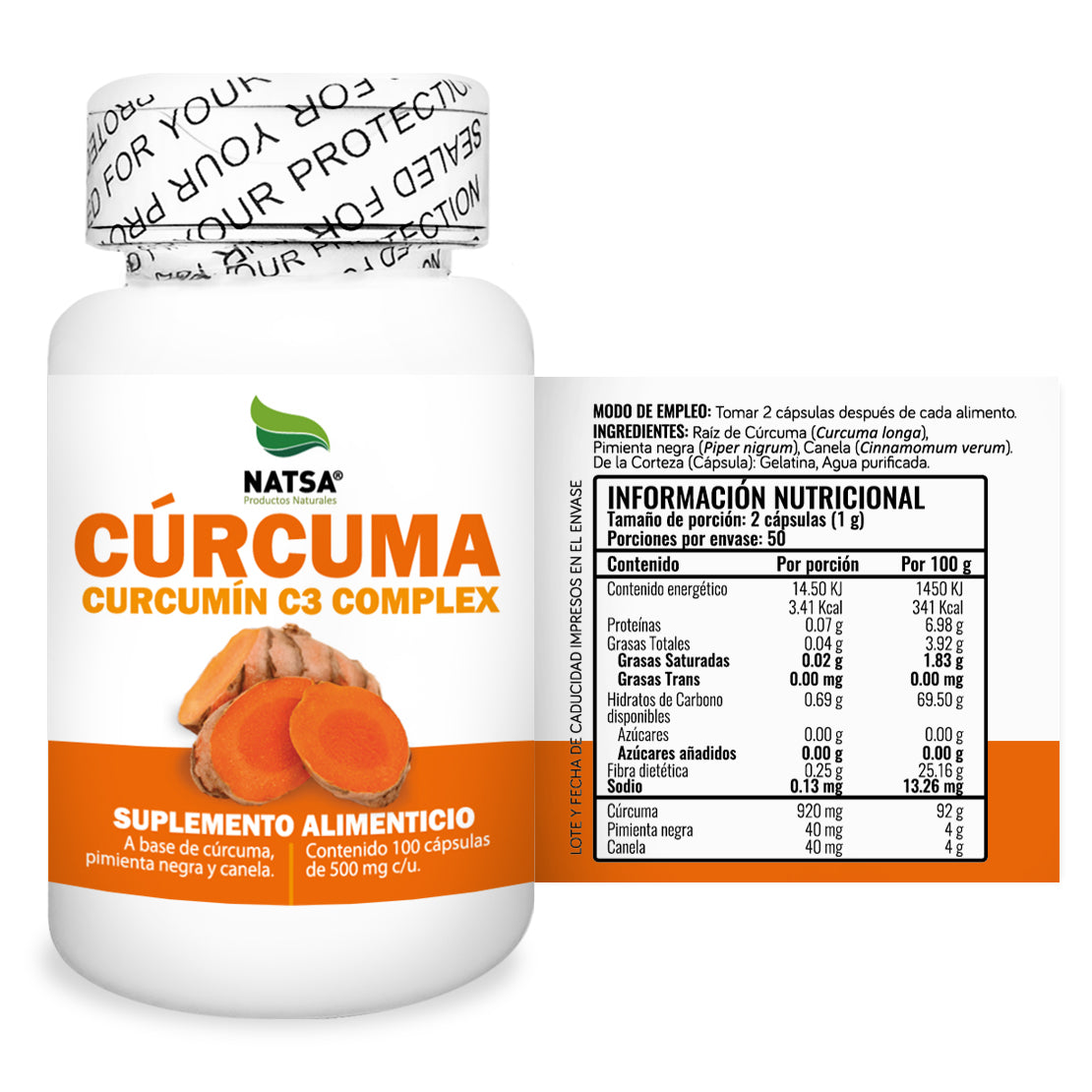 Cúrcuma C3 Complex 100 cápsulas