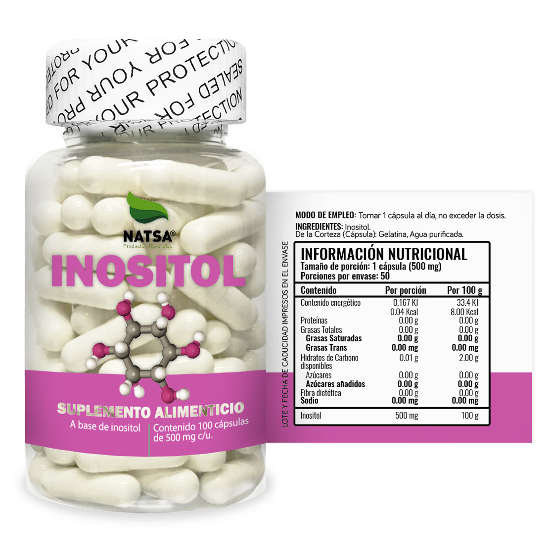 Myo Inositol 100 cápsulas