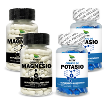Pack Citratos Jumbo - Magnesio y Potasio 200 Caps C/u
