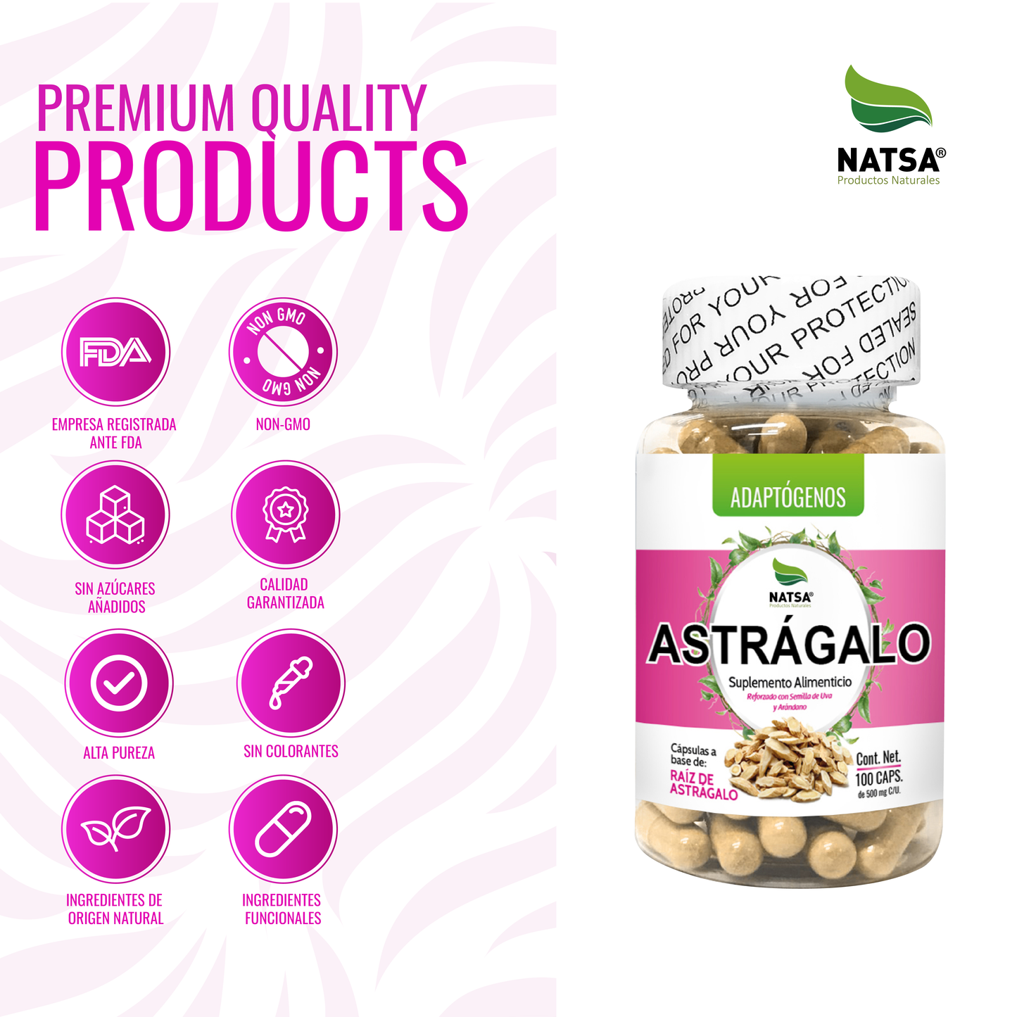 Astrágalo 100 cápsulas