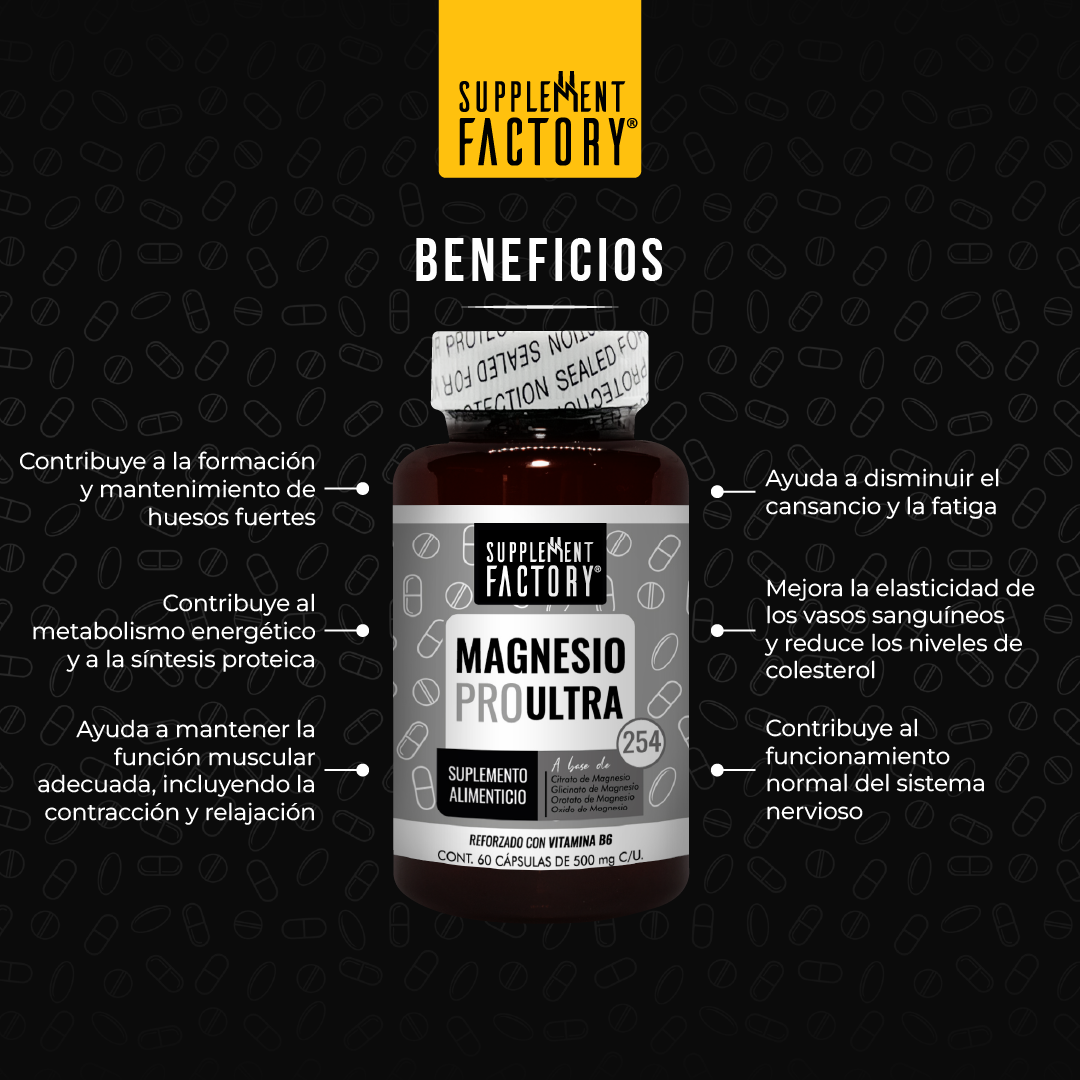 Magnesio Pro Ultra 60 cápsulas