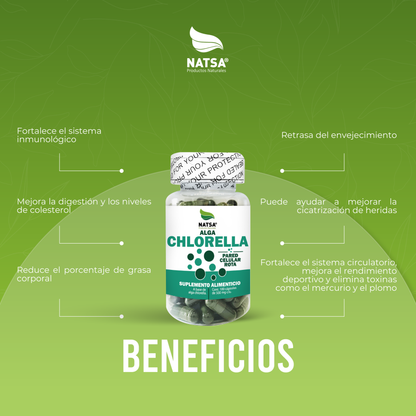 Chlorella 100 cápsulas