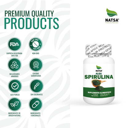 Alga Espirulina 100 cápsulas