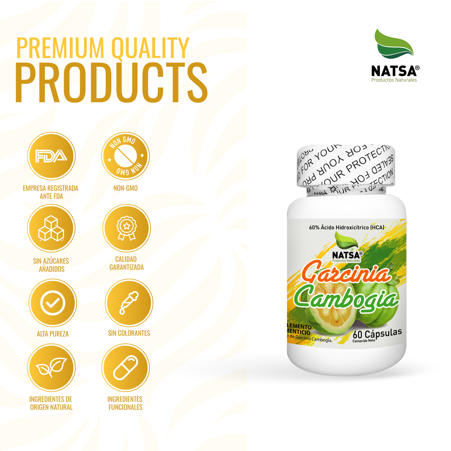 Garcinia Cambogia 60 cápsulas