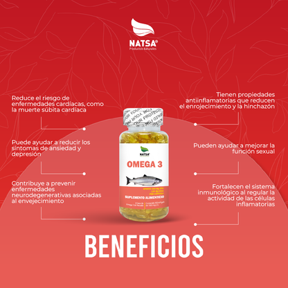 Omega 3 Aceite de Pescado 100 softgels