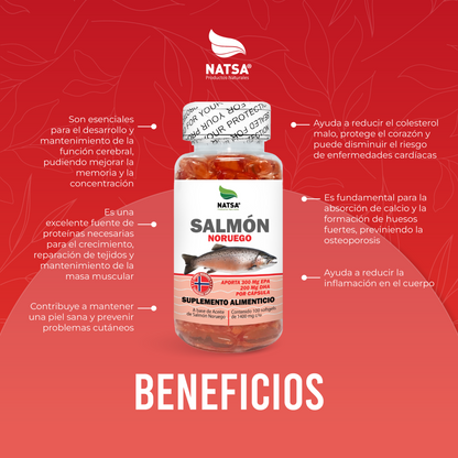 Salmón Noruego 100 softgels