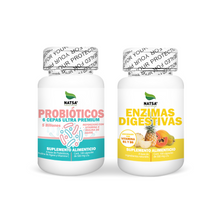 Pack Digestivo Premium, Enzimas y Probióticos 100 Cap C/u