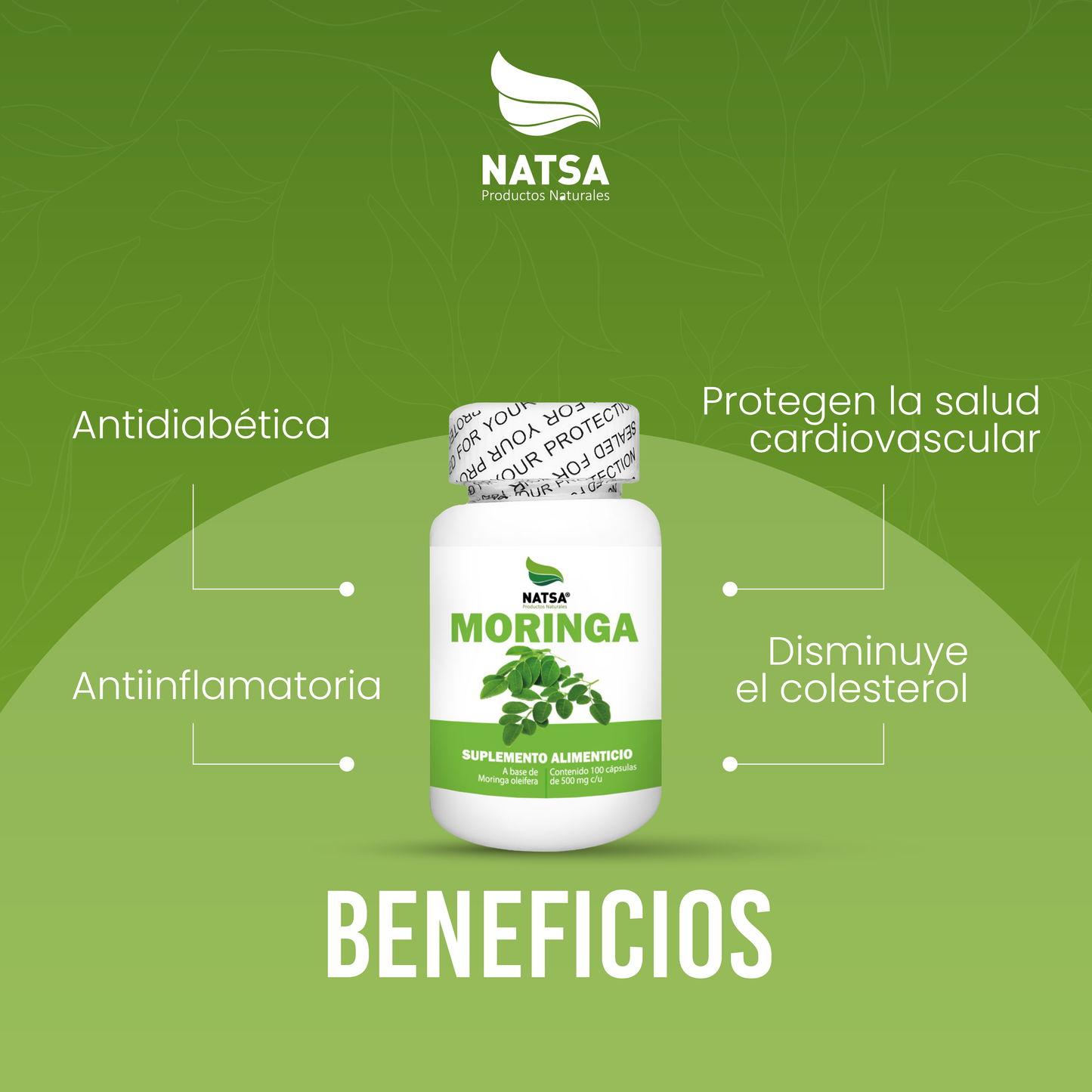 Moringa 100 cápsulas