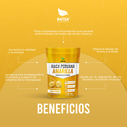 Maca Peruana Amarilla 1 kg