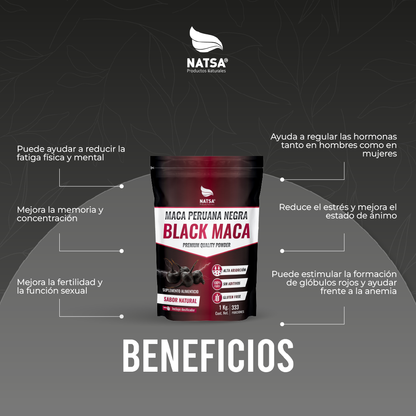 Maca Peruana Negra 1 kg