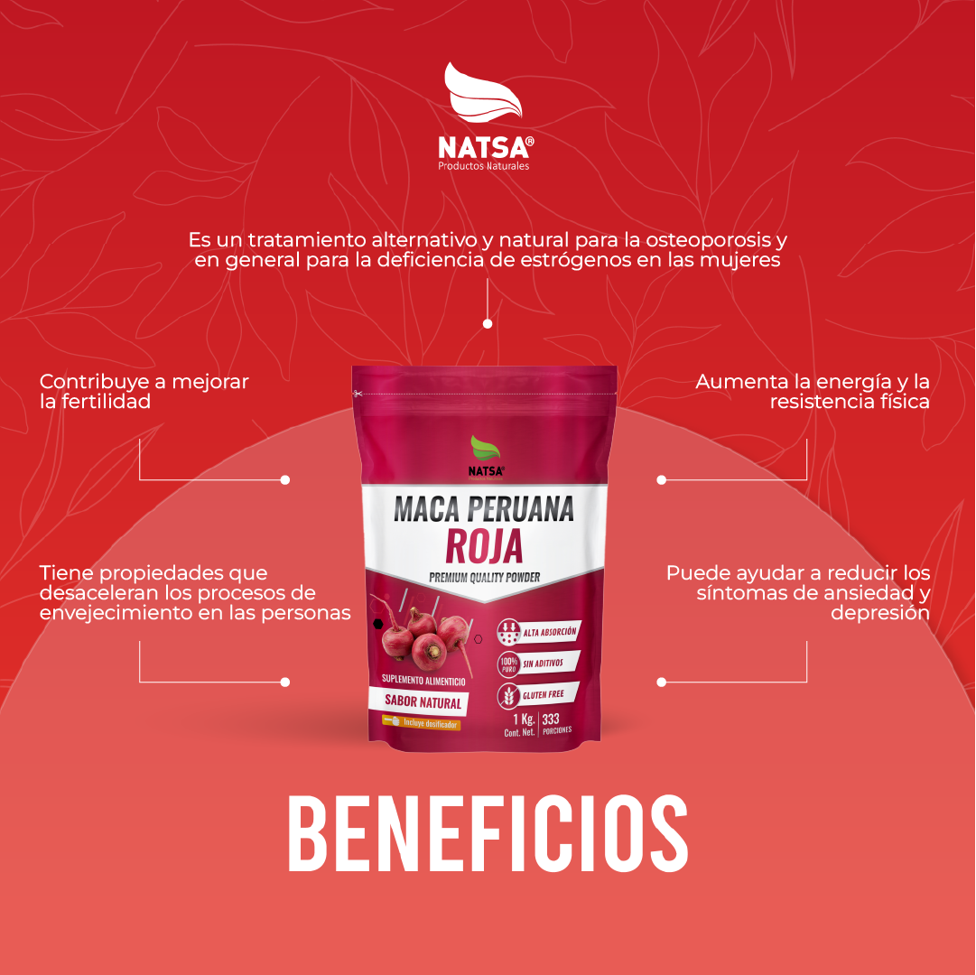 Maca Peruana Roja 1 kg