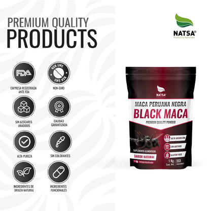 Maca Peruana Negra 1 kg