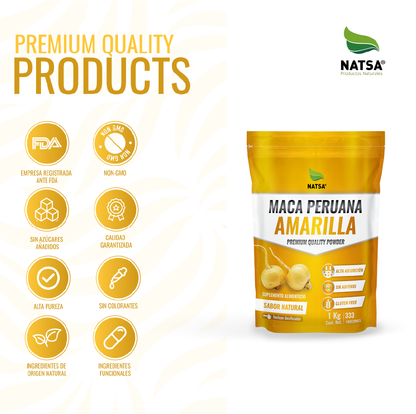 Maca Peruana Amarilla 1 kg
