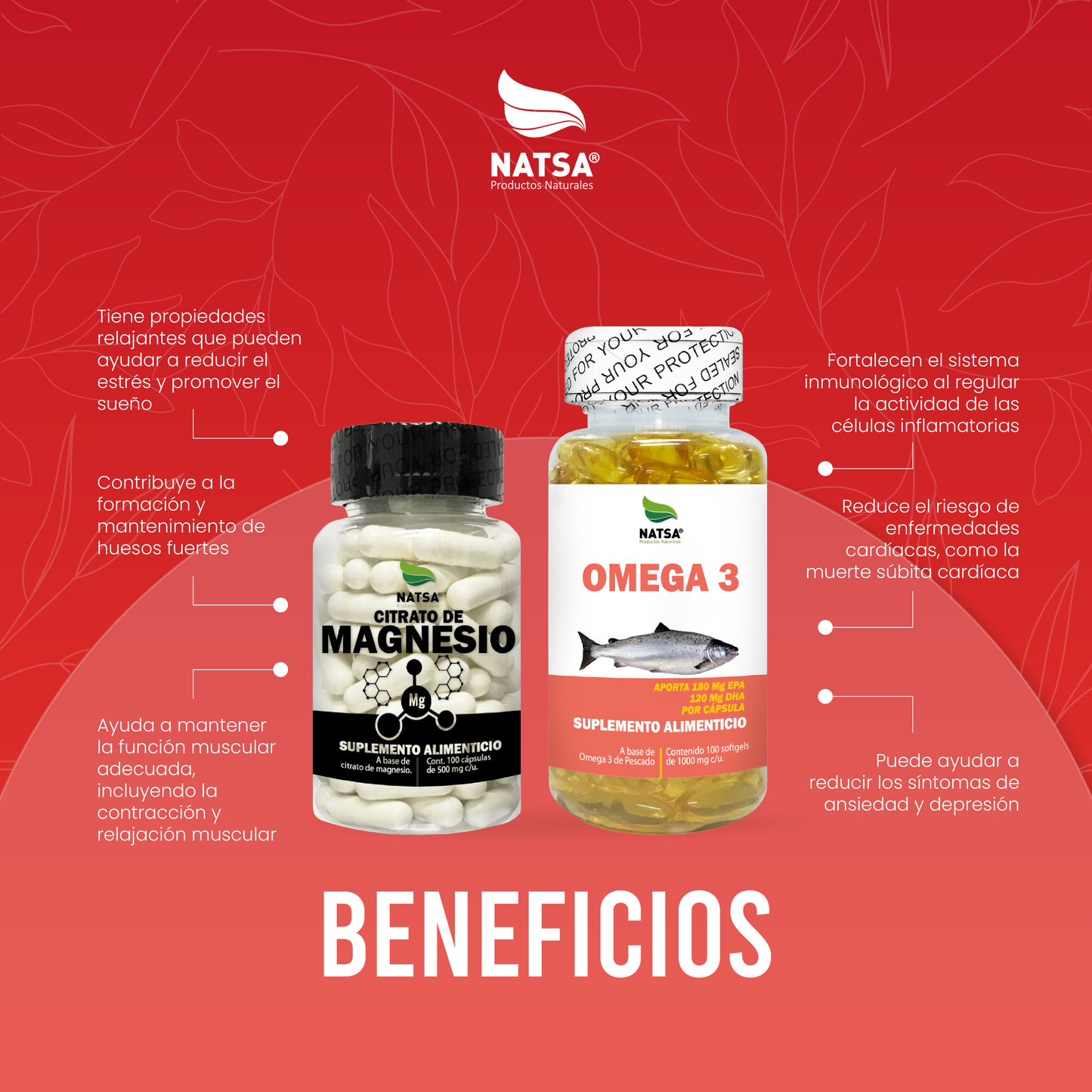 Pack Concentración y Bienestar, 100 Cap C/u