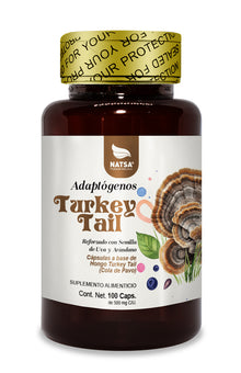 Turkey Tail Cola de Pavo 100 cápsulas