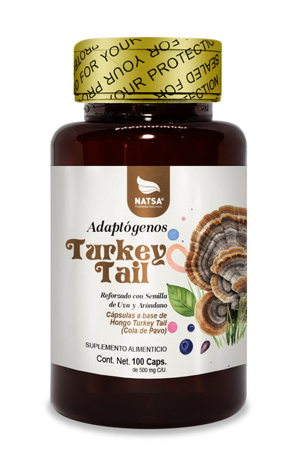 Turkey Tail Cola de Pavo 100 cápsulas
