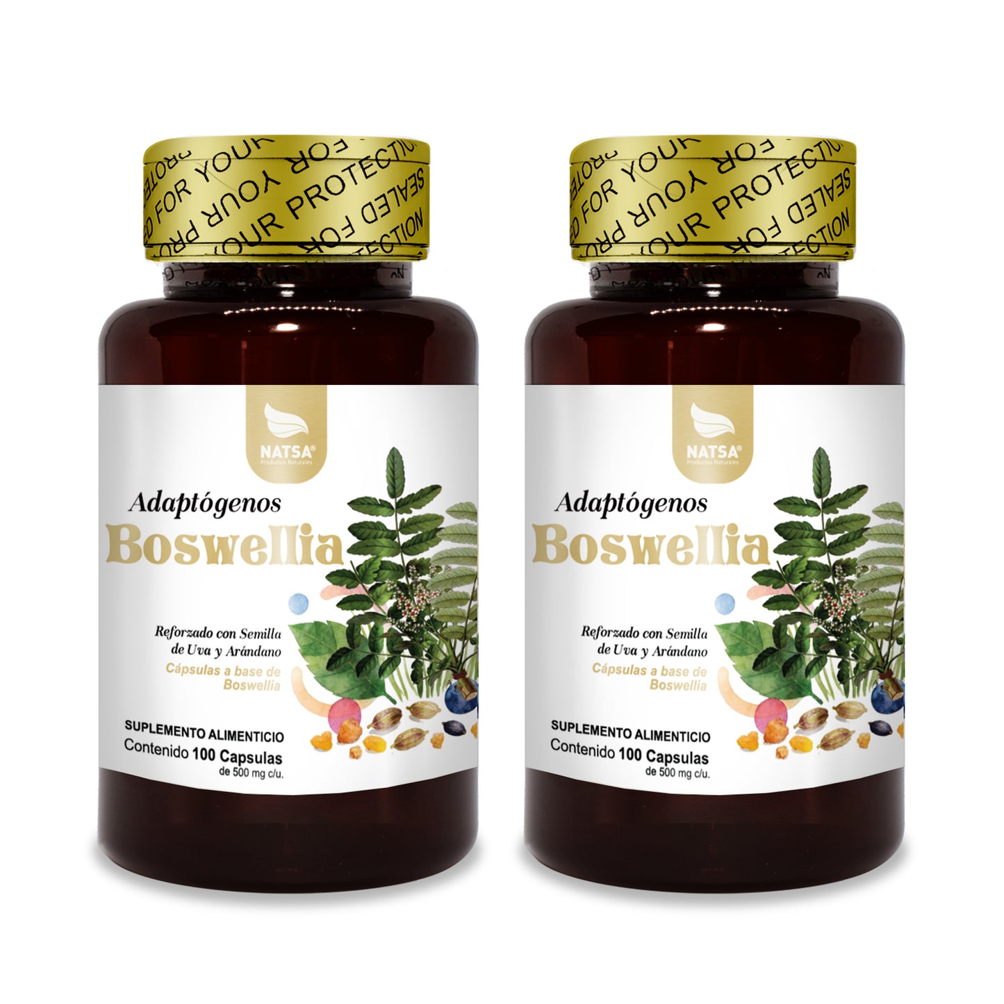 Boswellia 2 Frascos (100 cápsulas c/u)