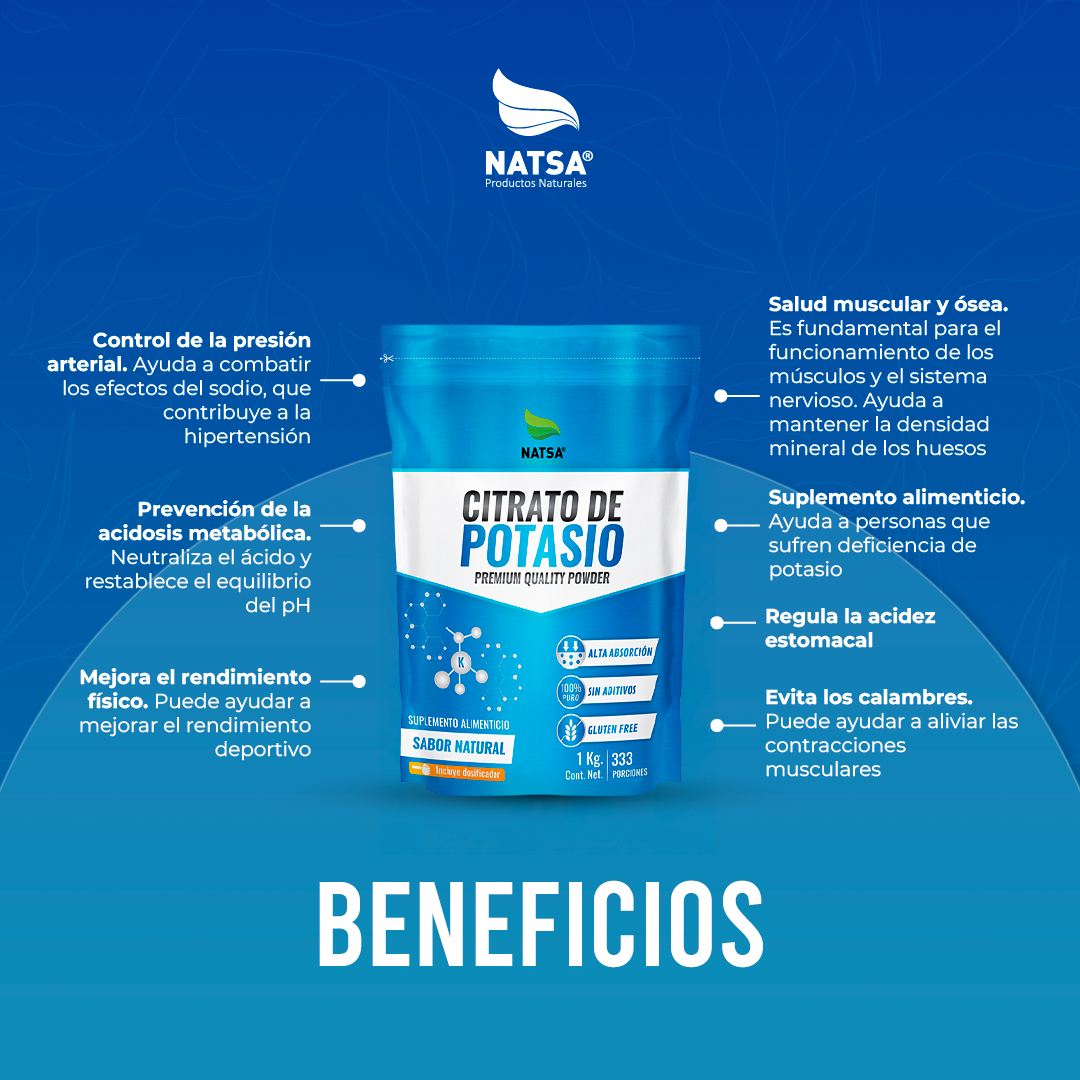 Citrato de Potasio 1 kg