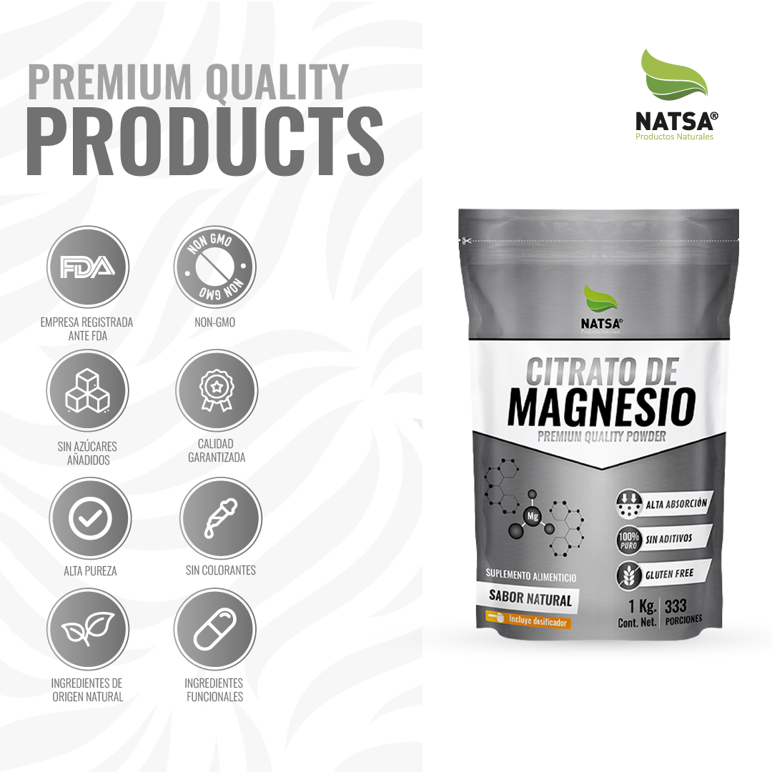 Citrato de Magnesio 1 kg