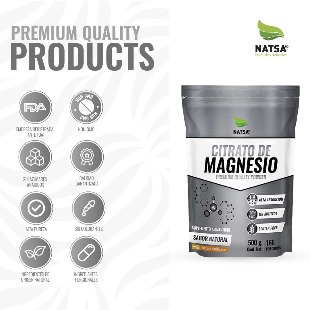 Citrato de Magnesio 500 g