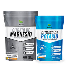 500 g de Citrato de Magnesio y 500 g de Citrato de Potasio