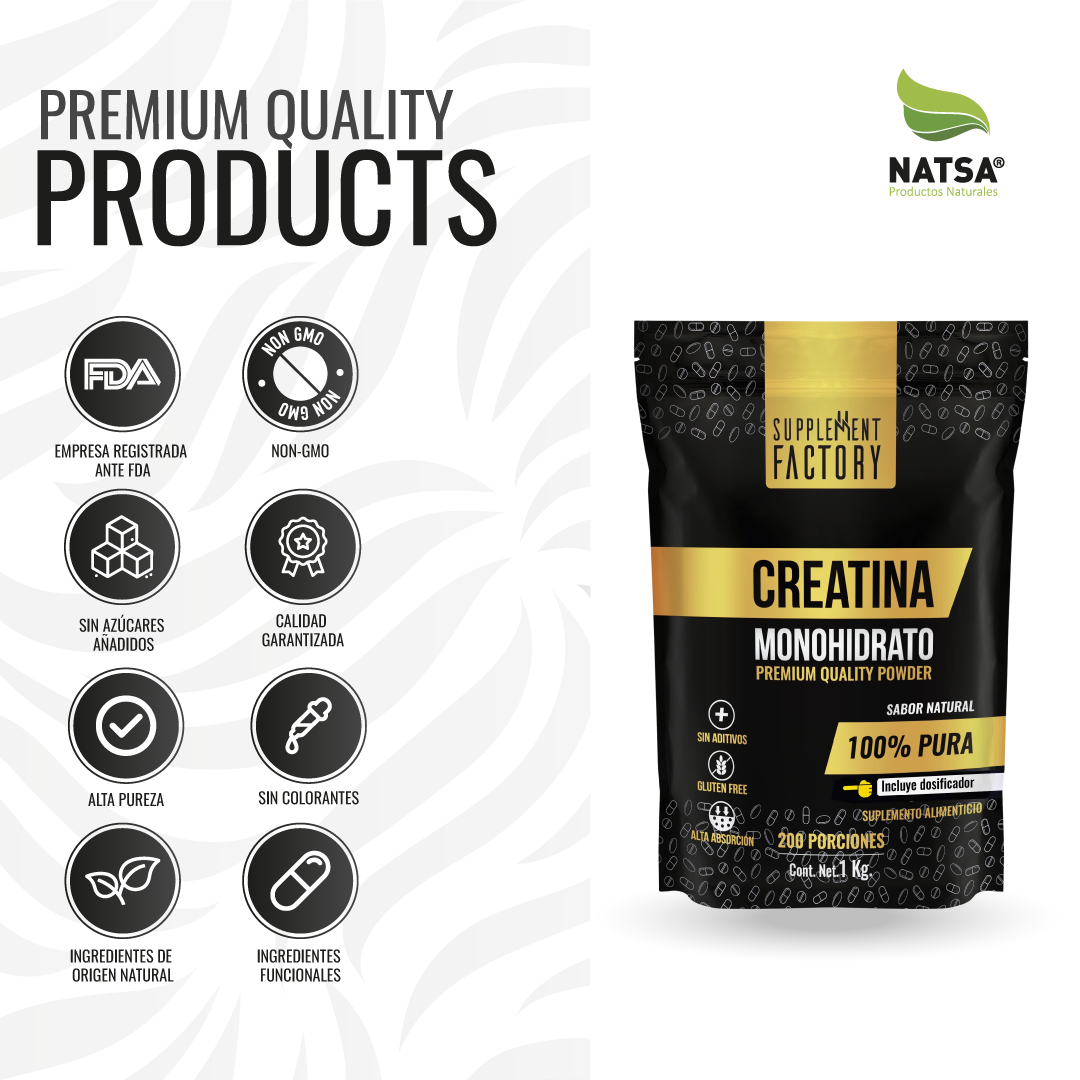 Creatina 1 kg (Polvo)