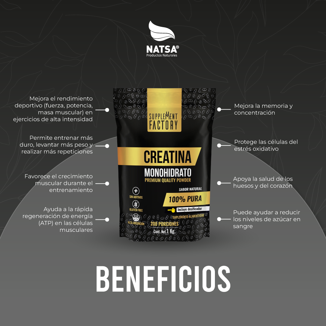 Creatina 1 kg (Polvo)