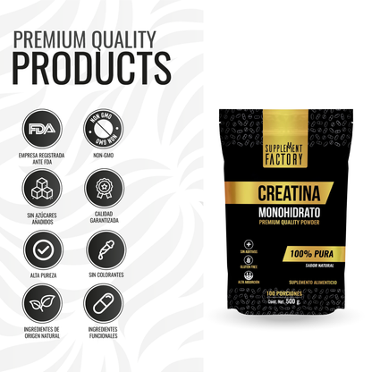 Creatina 500 g (Polvo)