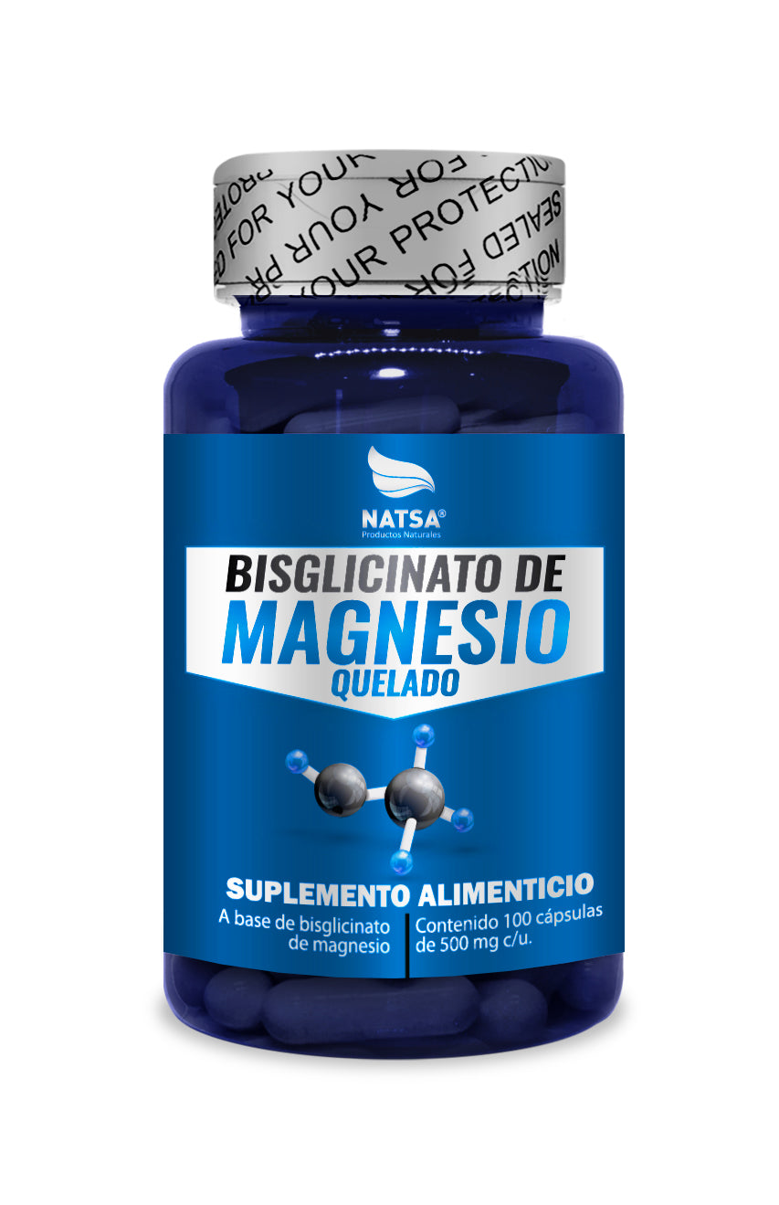 Bisglicinato de Magnesio 100 cápsulas