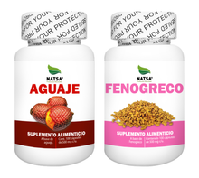 Pack Vitalidad Premium, Aguaje y Fenogreco 100 Cap C/u