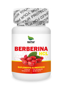 Berberina HCl 60 cápsulas