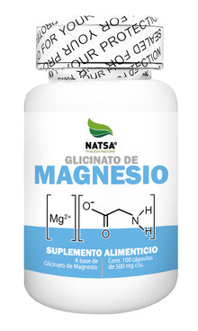 Glicinato de Magnesio 100 cápsulas